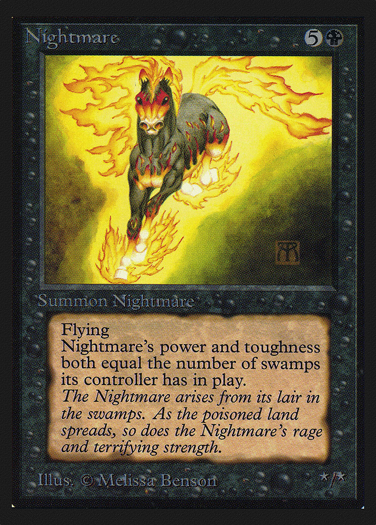 Nightmare (IED-119) [Intl. Collectors' Edition] MTG Single Wizards of the Coast
