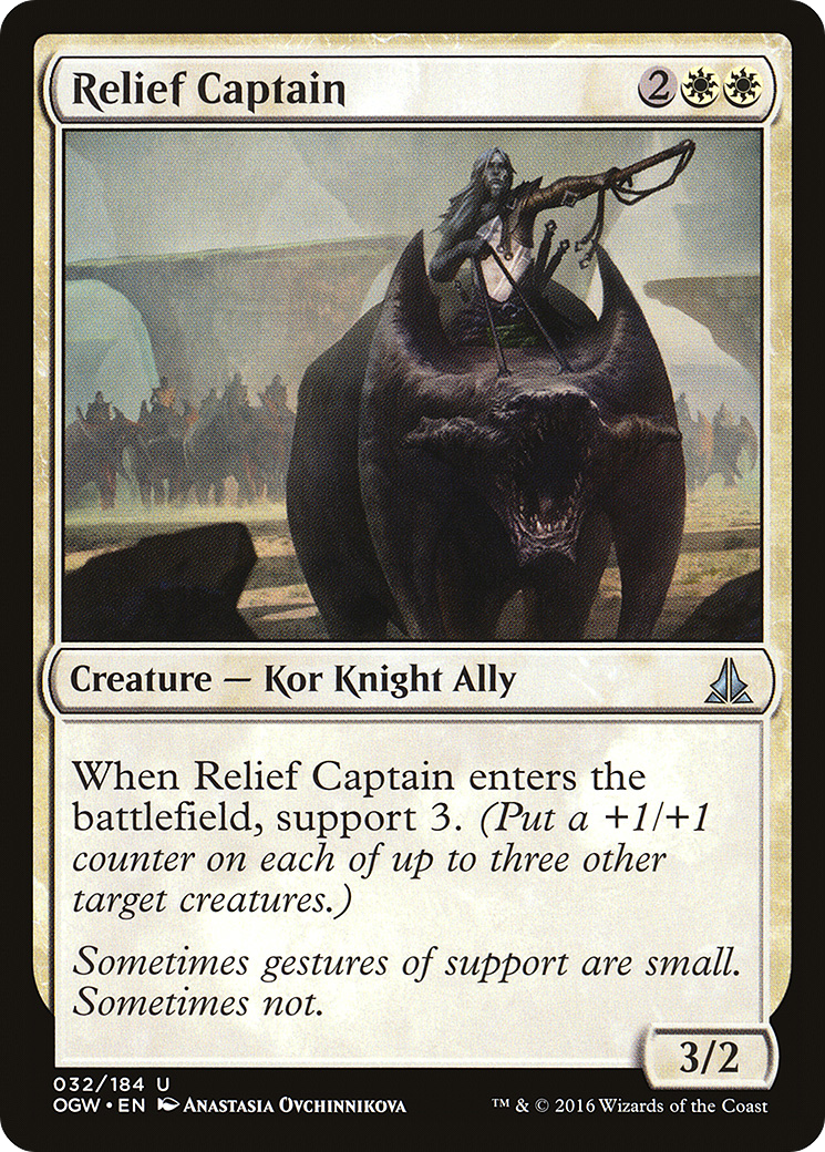 Relief Captain (OGW-032) [Oath of the Gatewatch] Foil MTG Single Wizards of the Coast