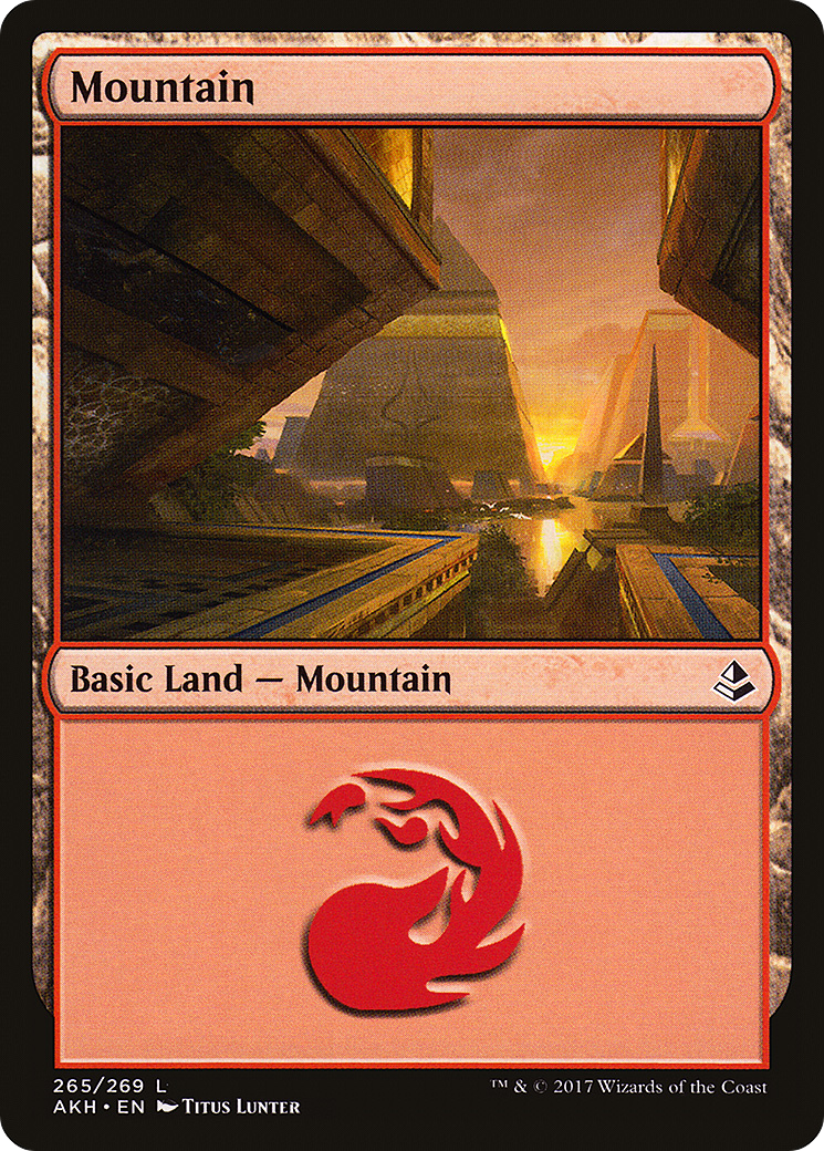 Mountain (265) (AKH-265) [Amonkhet] MTG Single Wizards of the Coast