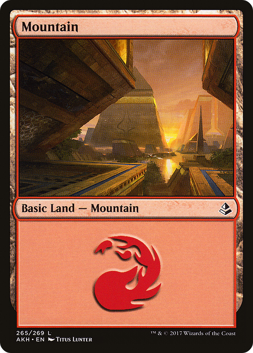 Mountain (265) (AKH-265) [Amonkhet] MTG Single Wizards of the Coast