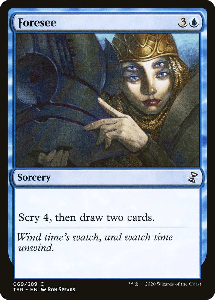 Foresee (TSR-069) [Time Spiral Remastered] Foil MTG Single Wizards of the Coast
