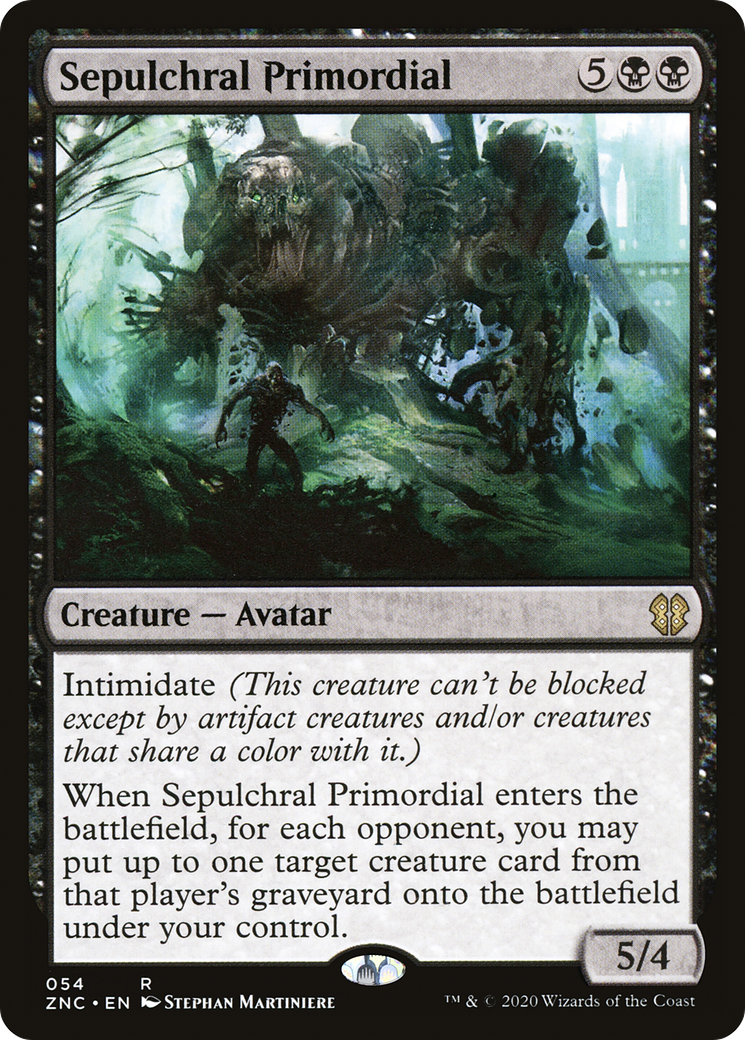 Sepulchral Primordial (ZNC-054) [Zendikar Rising Commander] MTG Single Wizards of the Coast