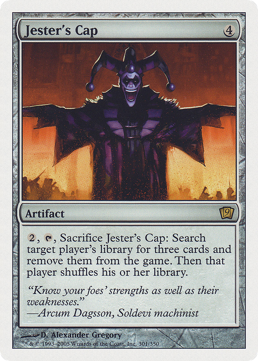 Jester's Cap (9ED-301) [9th Edition] Foil MTG Single Wizards of the Coast