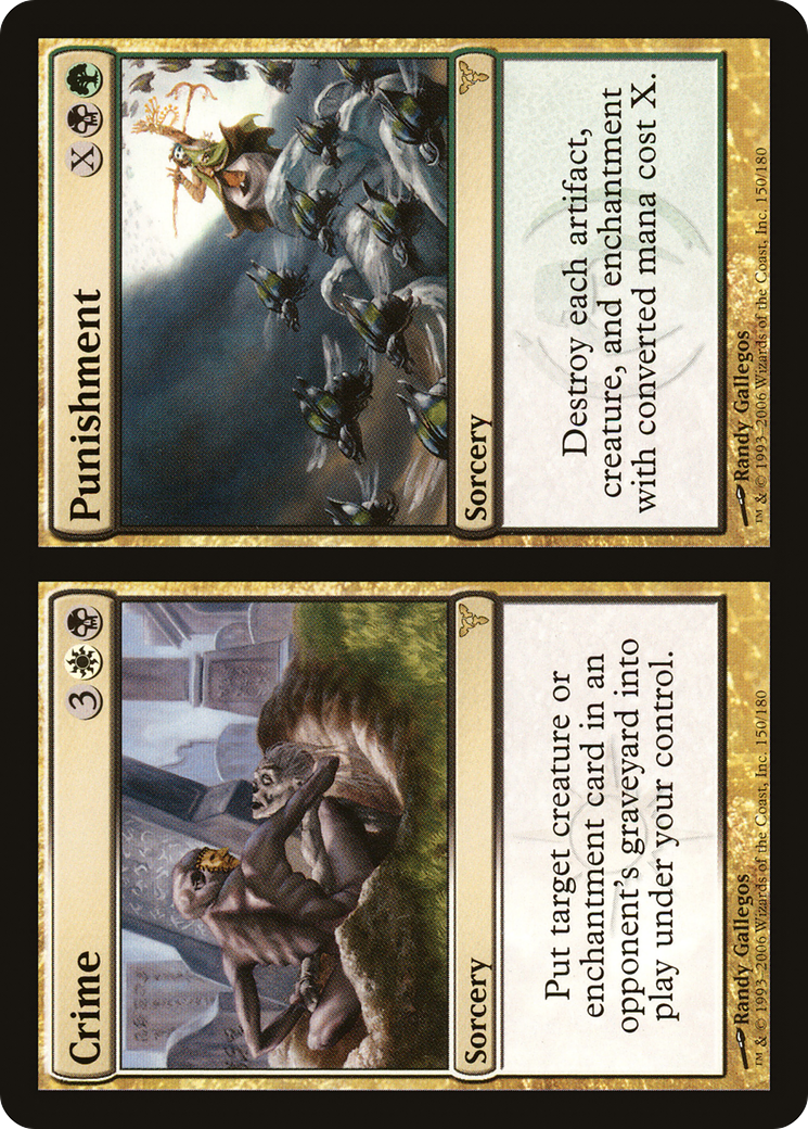 Crime // Punishment (DIS-150) [Dissension] Foil MTG Single Wizards of the Coast