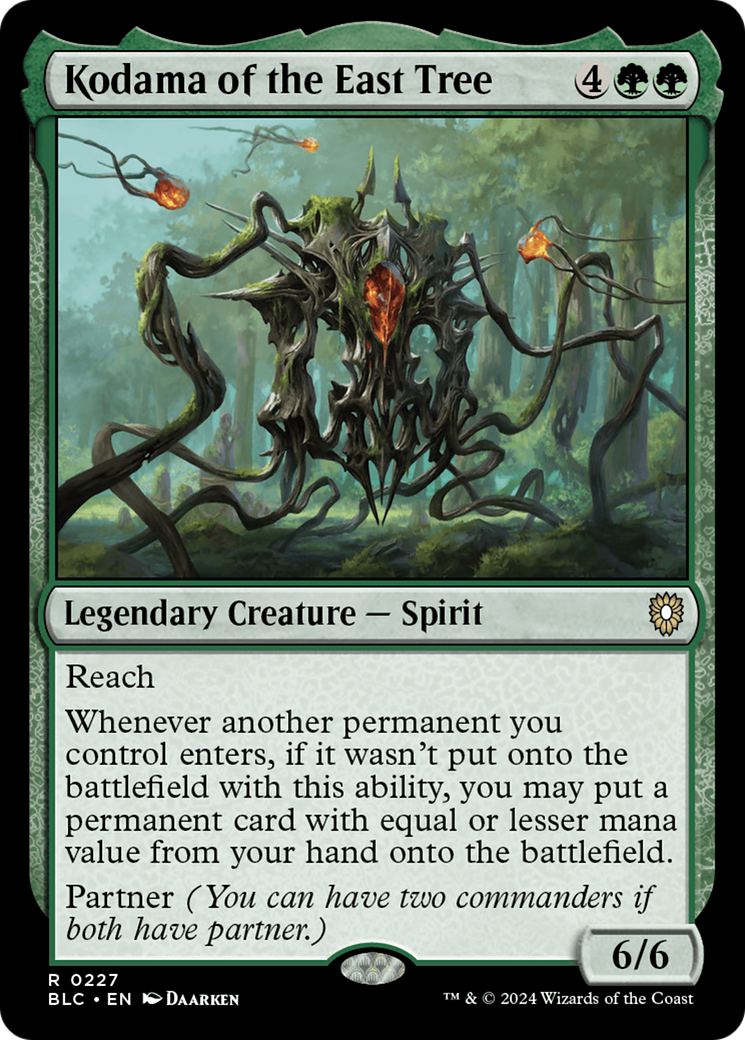 Kodama of the East Tree (BLC-227) [Bloomburrow Commander] MTG Single Wizards of the Coast