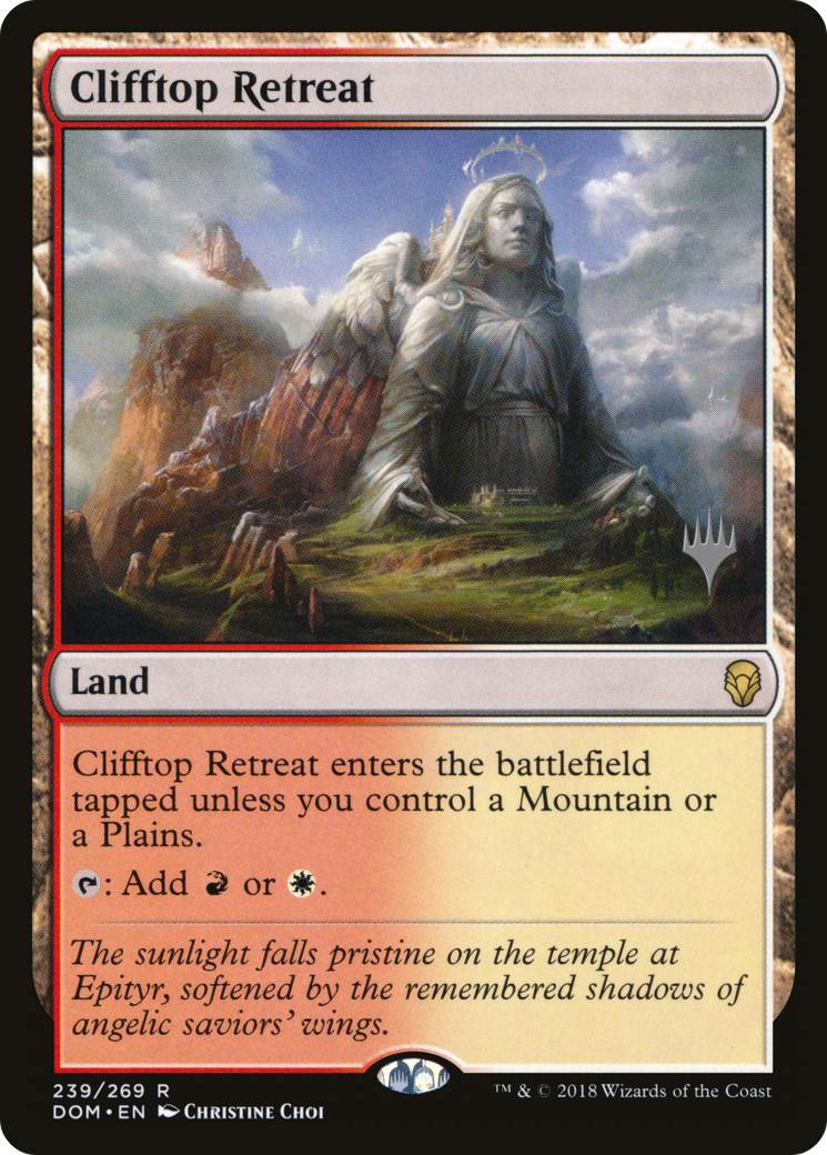 Clifftop Retreat (PPM20-239P) [Dominaria Promos] MTG Single Wizards of the Coast