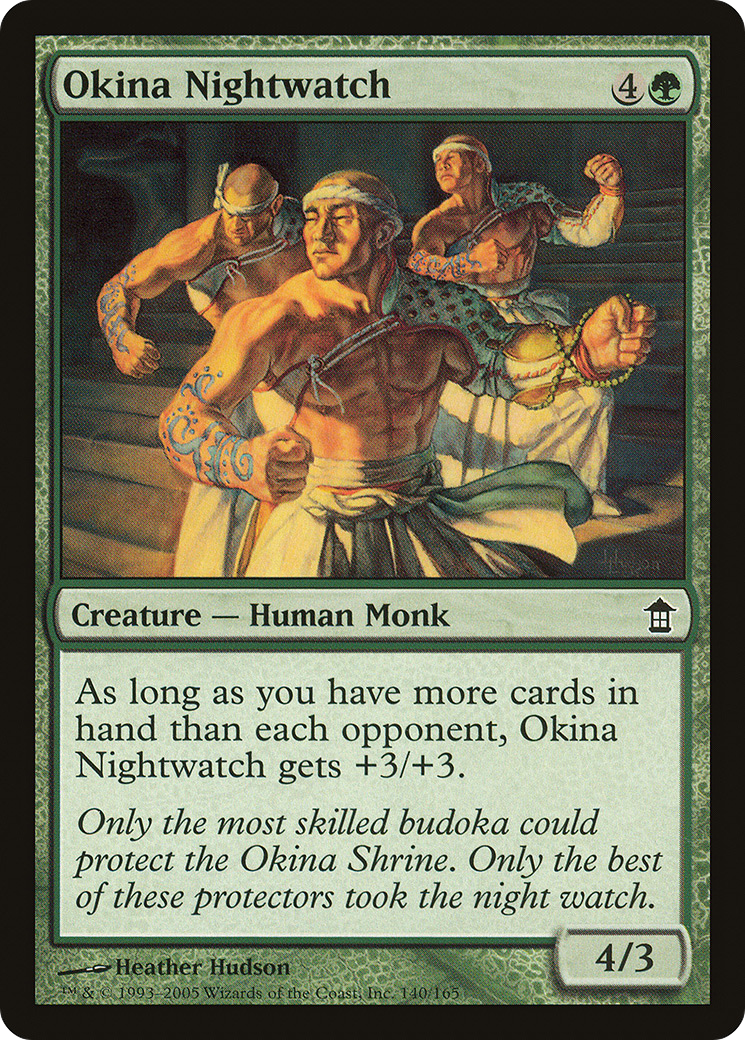 Okina Nightwatch (SOK-140) [Saviors of Kamigawa] MTG Single Wizards of the Coast