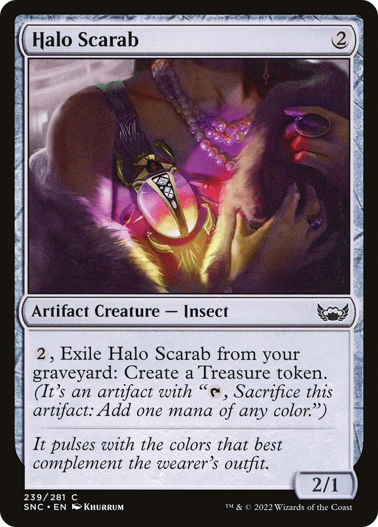 Halo Scarab (SNC-239) [Streets of New Capenna] MTG Single Wizards of the Coast