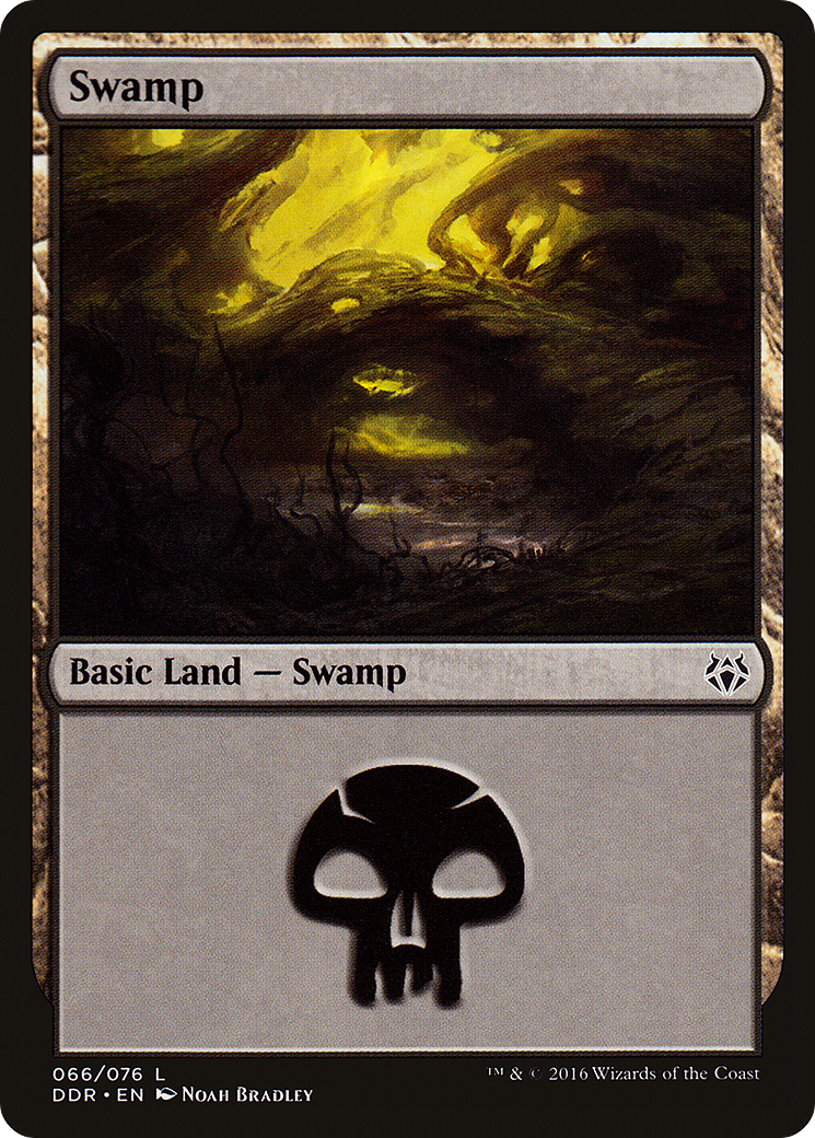 Swamp (066) (DDR-066) [Misc] Duel Decks: Nissa vs. Ob Nixilis MTG Single Wizards of the Coast
