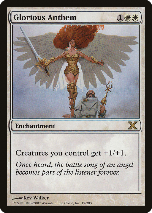 Glorious Anthem (10E-017) [Tenth Edition] MTG Single Wizards of the Coast