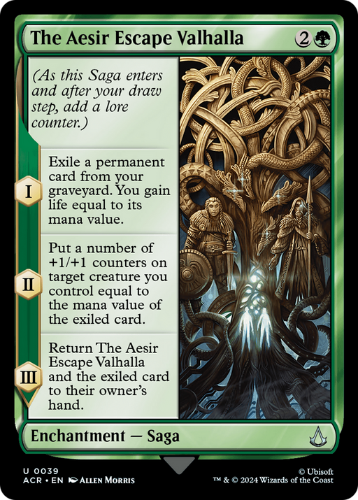 The Aesir Escape Valhalla (ACR-039) [Assassin's Creed] Foil MTG Single Wizards of the Coast