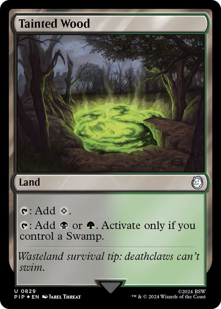 Tainted Wood (Surge Foil) (PIP-829) [Fallout] Foil MTG Single Wizards of the Coast