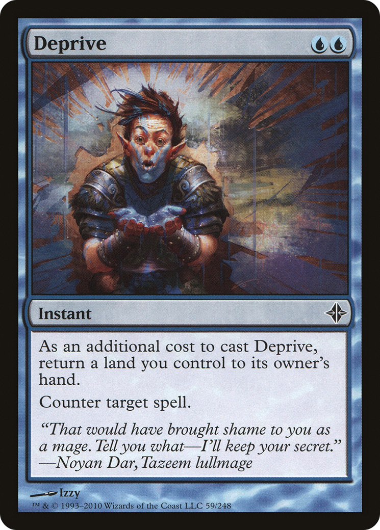Deprive (ROE-059) [Rise of the Eldrazi] Foil MTG Single Wizards of the Coast