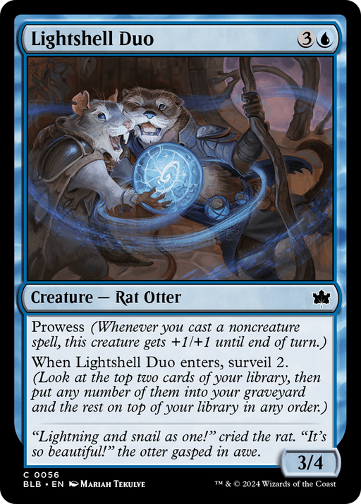 Lightshell Duo (BLB-056) [Bloomburrow] MTG Single Wizards of the Coast