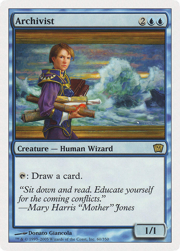 Archivist (9ED-060) [9th Edition] Foil MTG Single Wizards of the Coast