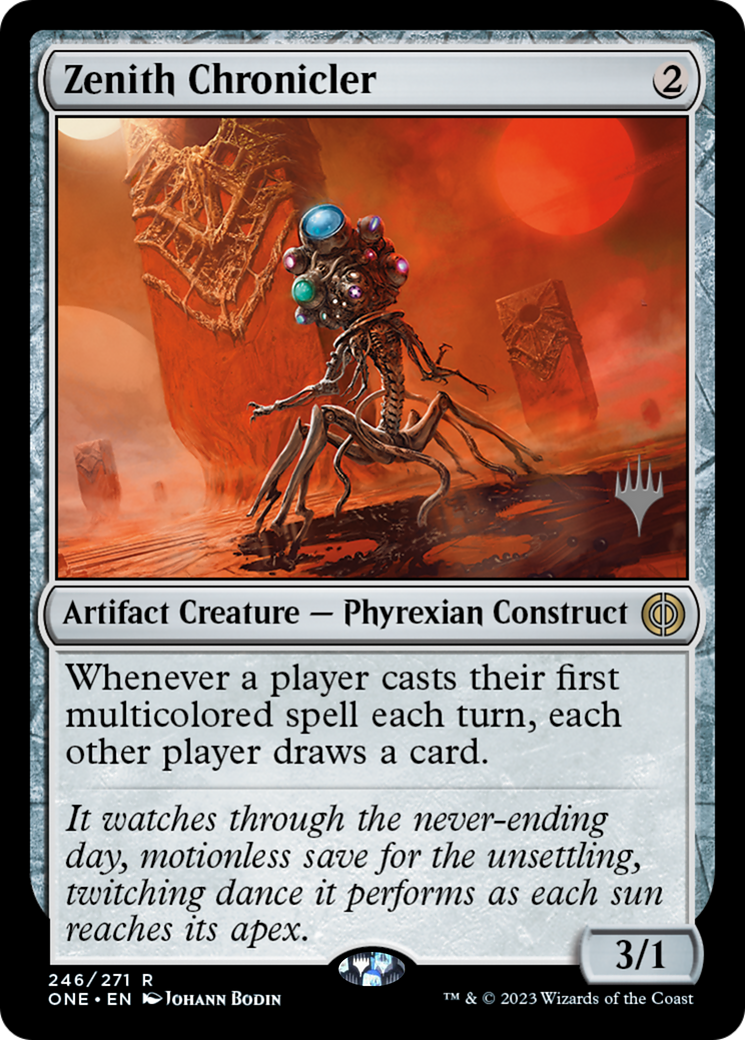 Zenith Chronicler (PPONE-246P) [Phyrexia: All Will Be One Promos] MTG Single Wizards of the Coast