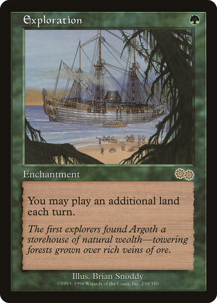 Exploration (USG-) [Urza's Saga] MTG Single Wizards of the Coast