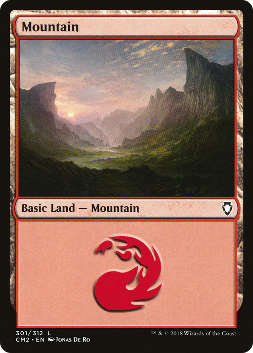 Mountain (301) (CM2-301) [Commander Anthology Volume II] MTG Single Wizards of the Coast
