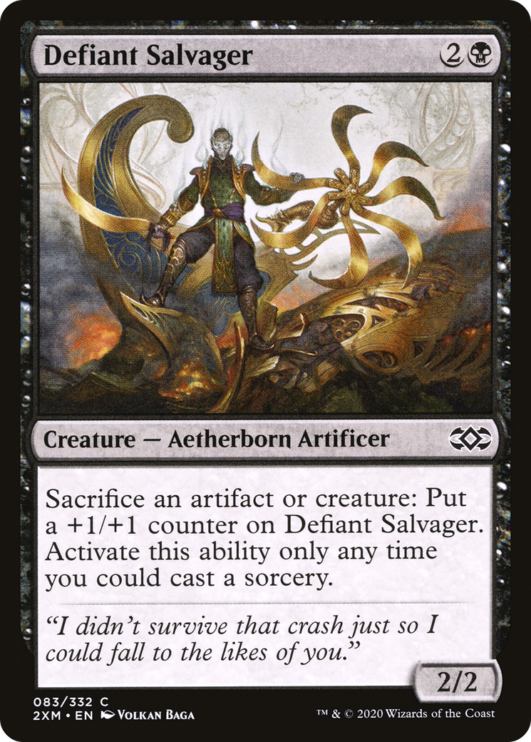 Defiant Salvager (2XM-083) [Double Masters] Foil MTG Single Wizards of the Coast