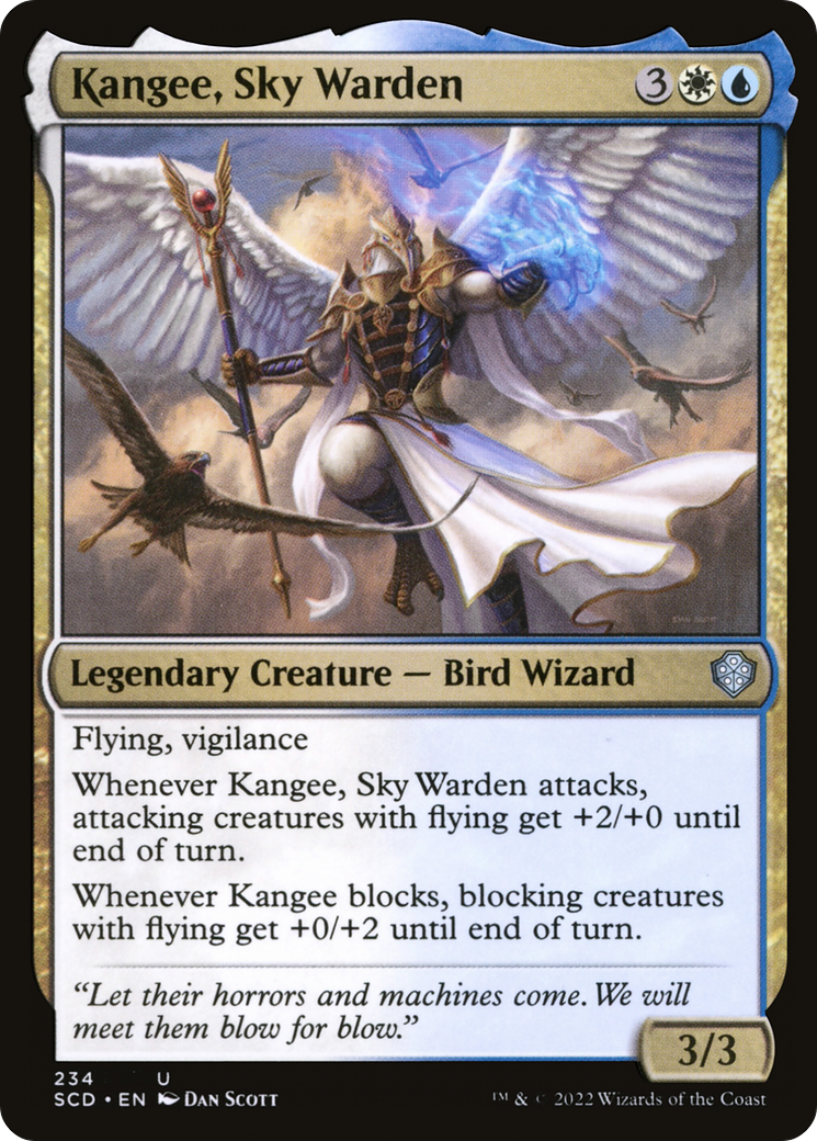 Kangee, Sky Warden (SCD-234) [Starter Commander Decks] MTG Single Wizards of the Coast