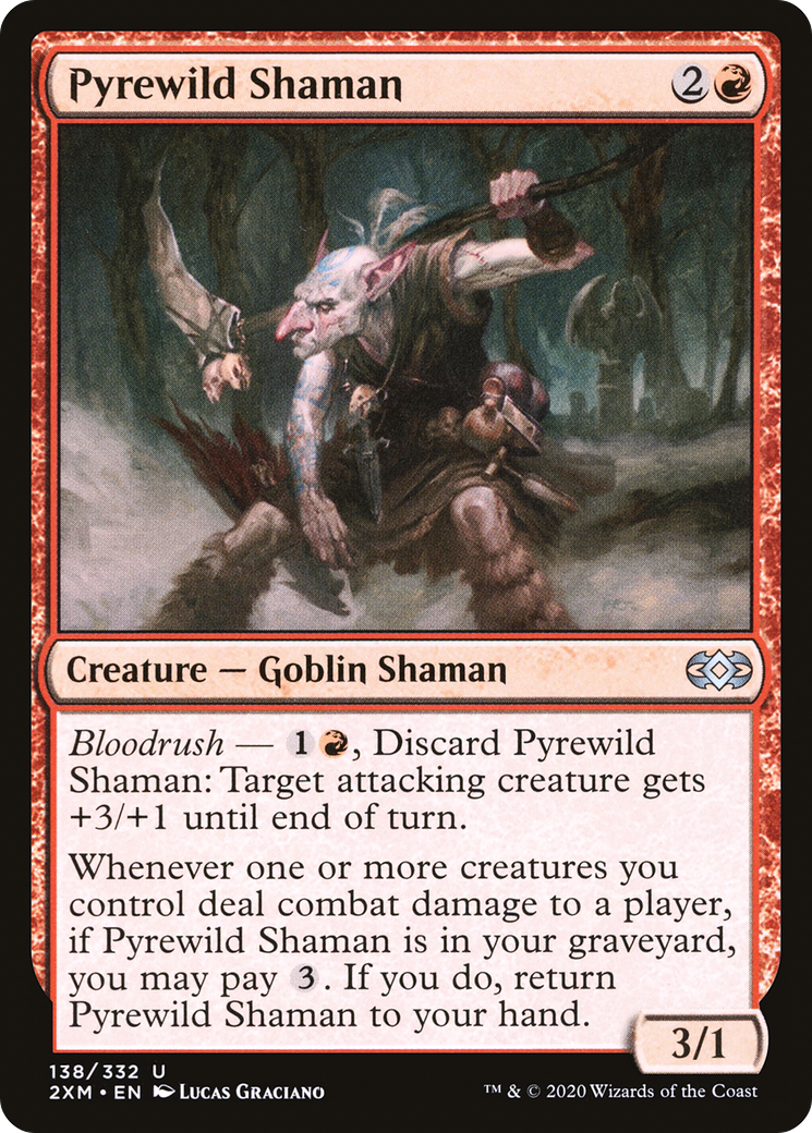 Pyrewild Shaman (2XM-138) [Double Masters] Foil MTG Single Wizards of the Coast