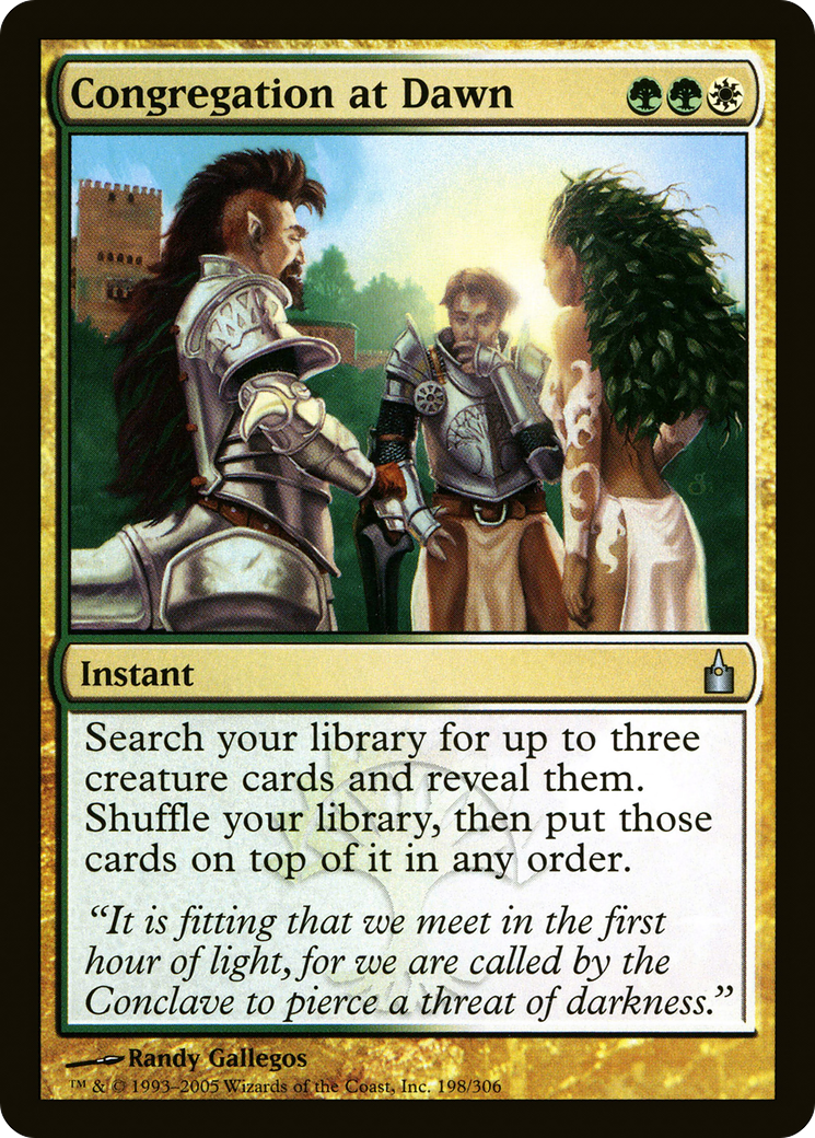 Congregation at Dawn (RAV-198) [Ravnica: City of Guilds] MTG Single Wizards of the Coast