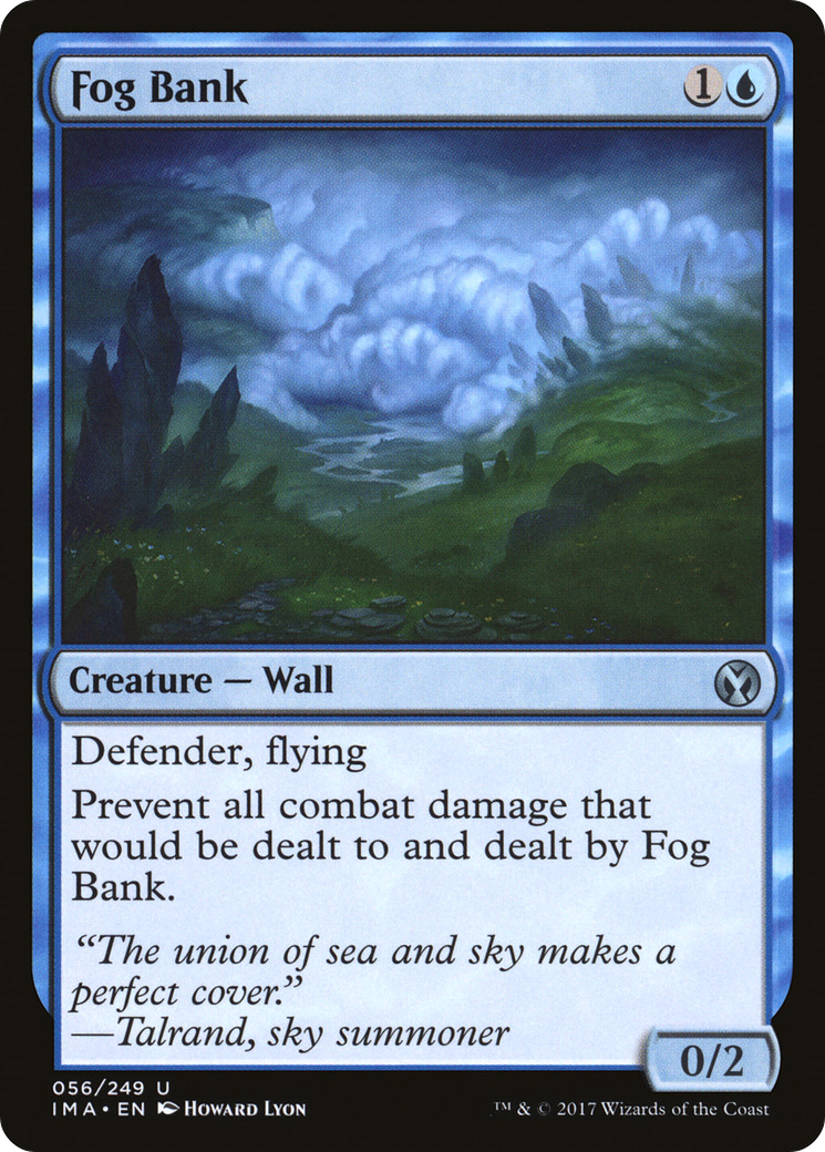 Fog Bank (IMA-056) [Iconic Masters] Foil MTG Single Wizards of the Coast