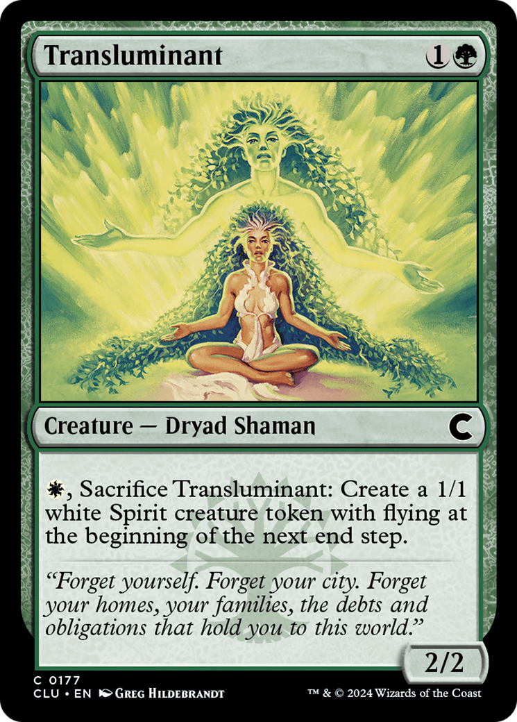 Transluminant (CLU-177) [Ravnica: Clue Edition] MTG Single Wizards of the Coast
