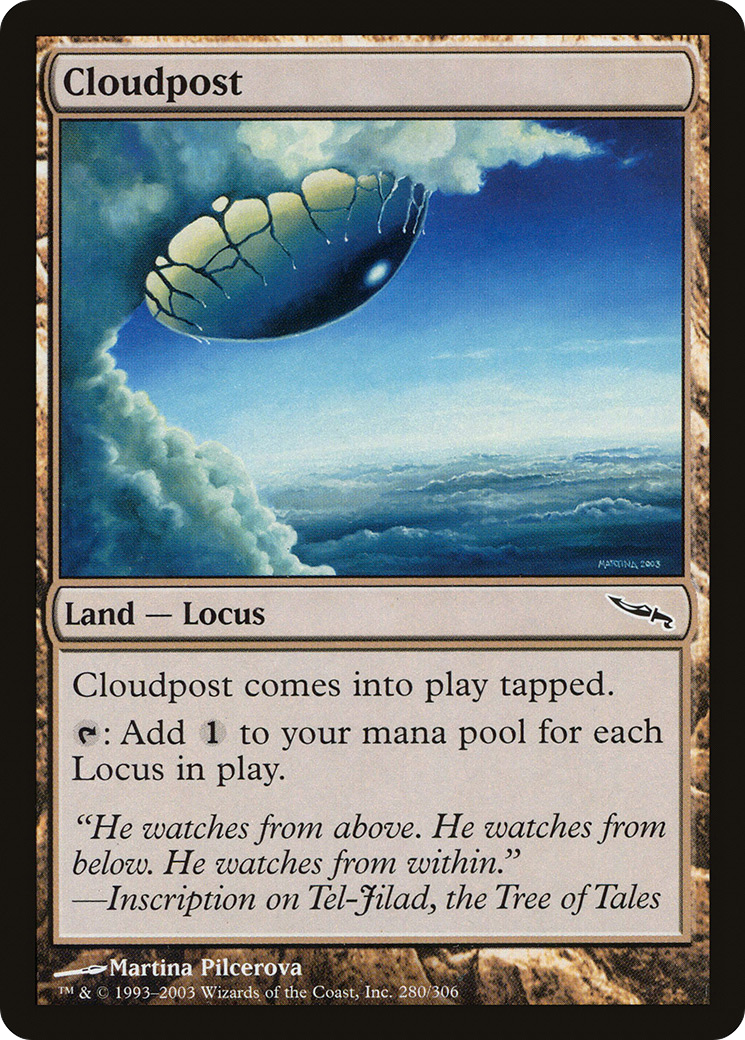 Cloudpost (MRD-280) [Mirrodin] MTG Single Wizards of the Coast