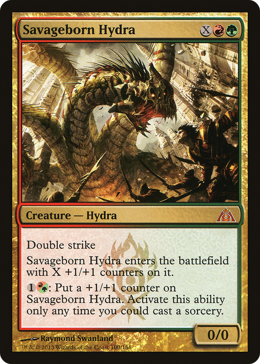 Savageborn Hydra (DGM-100) [Dragon's Maze] MTG Single Wizards of the Coast