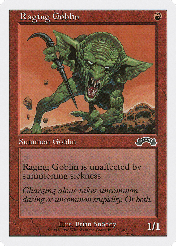 Raging Goblin (ATH-049) [Anthologies] MTG Single Wizards of the Coast
