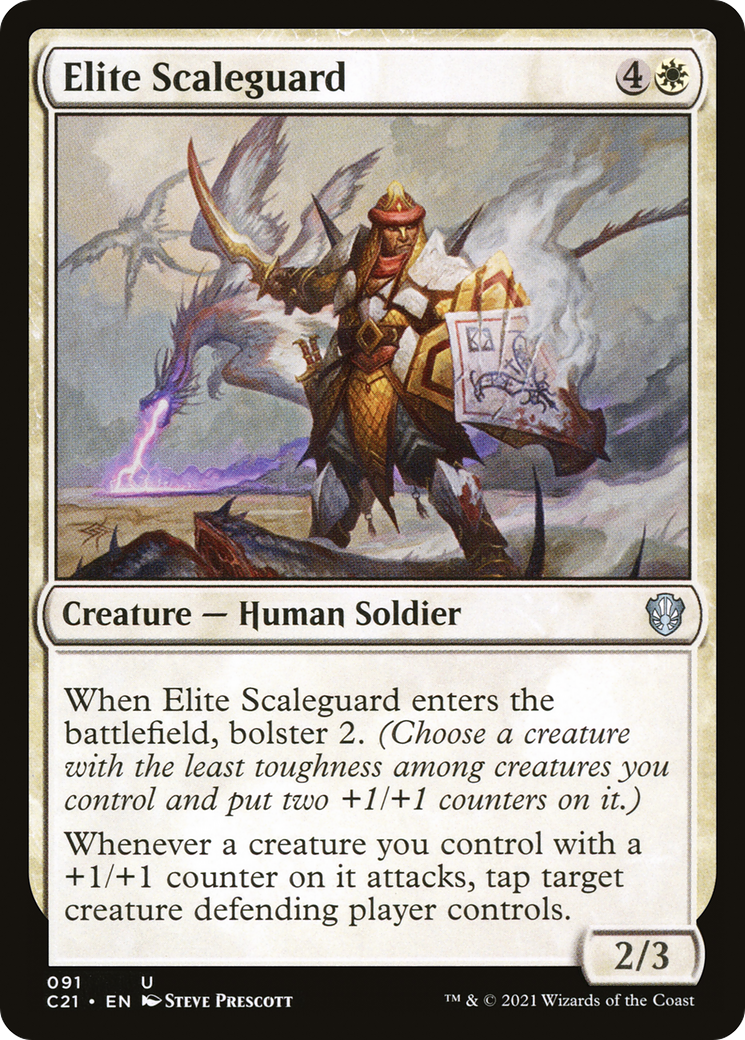 Elite Scaleguard (C21-091) [Commander 2021] MTG Single Wizards of the Coast
