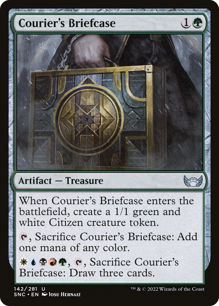 Courier's Briefcase (SNC-142) [Streets of New Capenna] Foil MTG Single Wizards of the Coast