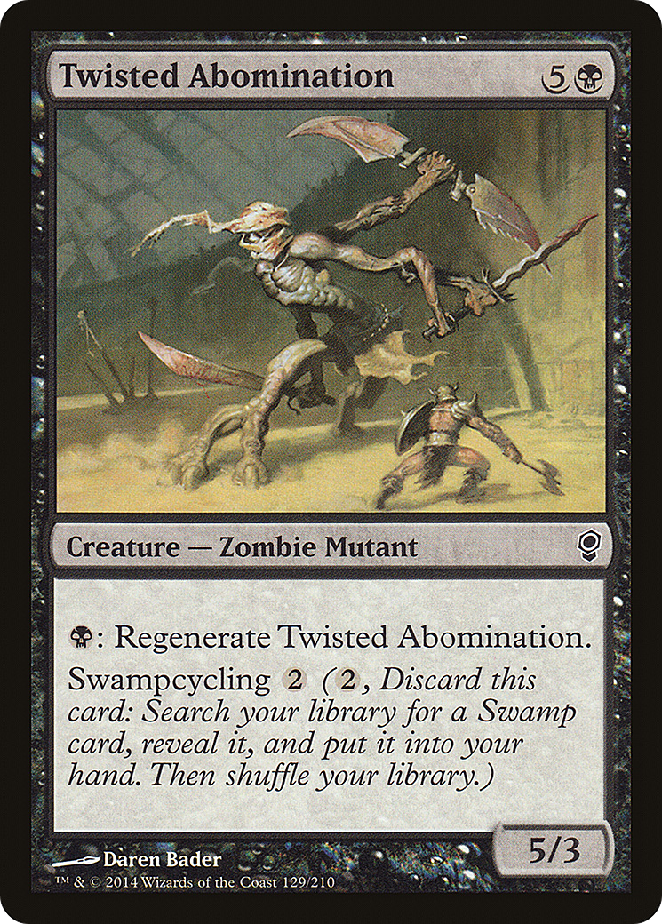 Twisted Abomination (CNS-129) [Conspiracy] Foil MTG Single Wizards of the Coast