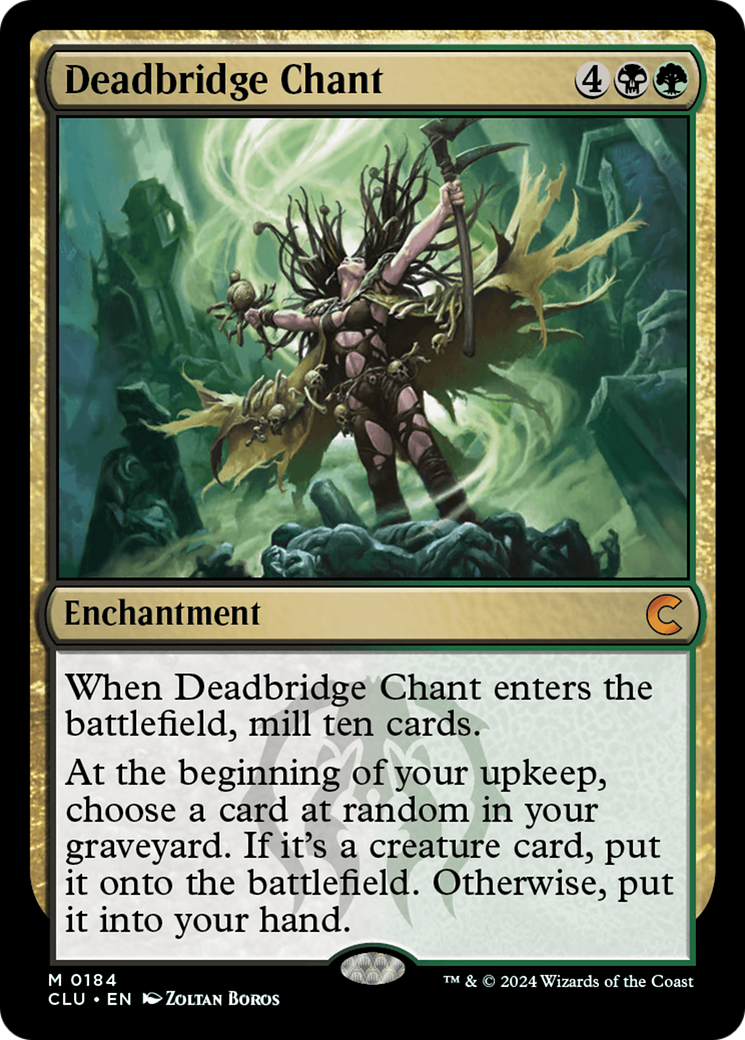 Deadbridge Chant (CLU-184) [Ravnica: Clue Edition] MTG Single Wizards of the Coast