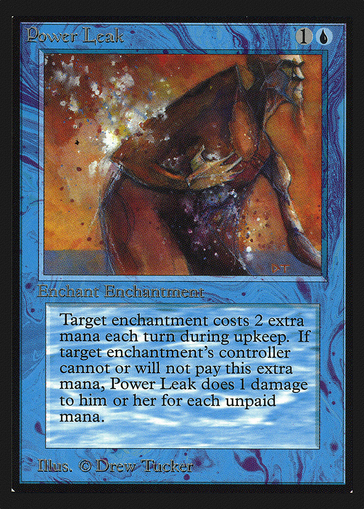 Power Leak (IED-072) [Intl. Collectors' Edition] MTG Single Wizards of the Coast