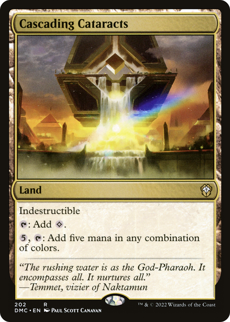 Cascading Cataracts (DMC-202) [Dominaria United Commander] MTG Single Wizards of the Coast