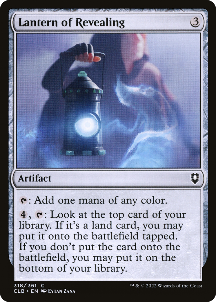 Lantern of Revealing (CLB-318) [Commander Legends: Battle for Baldur's Gate] Foil MTG Single Wizards of the Coast