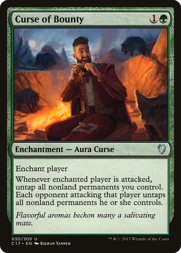 Curse of Bounty (C17-030) [Commander 2017] MTG Single Wizards of the Coast