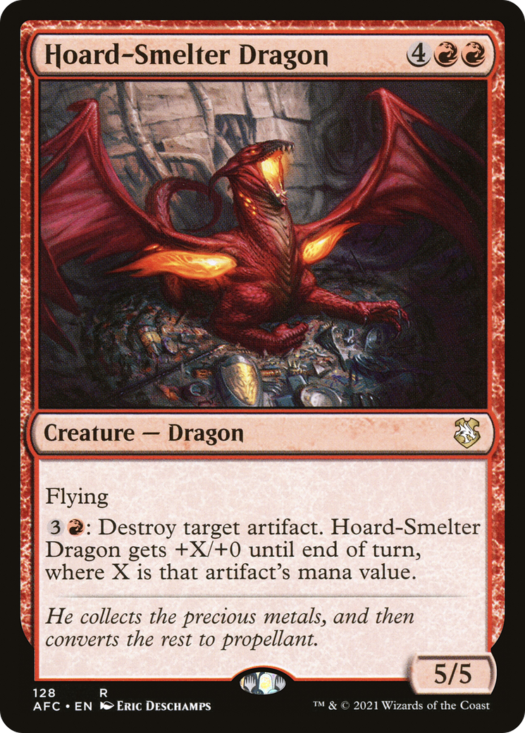 Hoard-Smelter Dragon (AFC-128) [Forgotten Realms Commander] MTG Single Wizards of the Coast