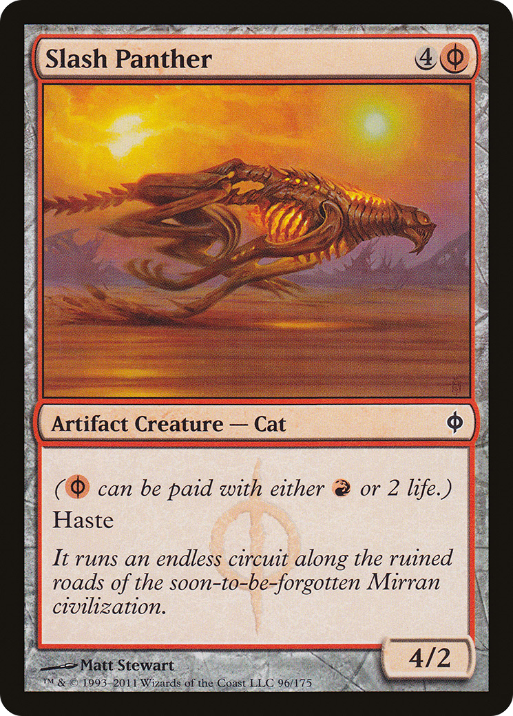 Slash Panther (NPH-096) [New Phyrexia] Foil MTG Single Wizards of the Coast