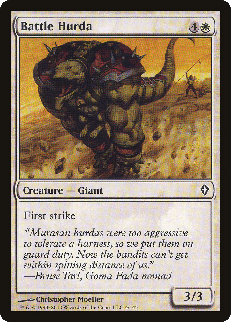 Battle Hurda (WWK-004) [Worldwake] MTG Single Wizards of the Coast