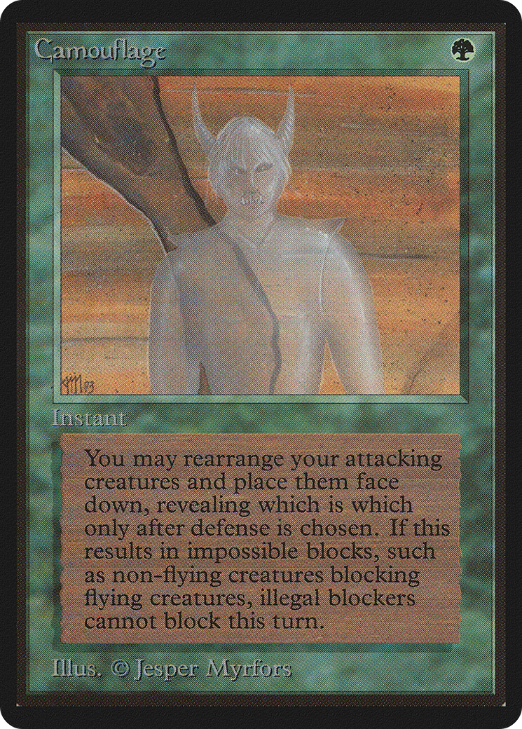 Camouflage (LEB-) [Oldschool] Limited Edition Beta MTG Single Wizards of the Coast