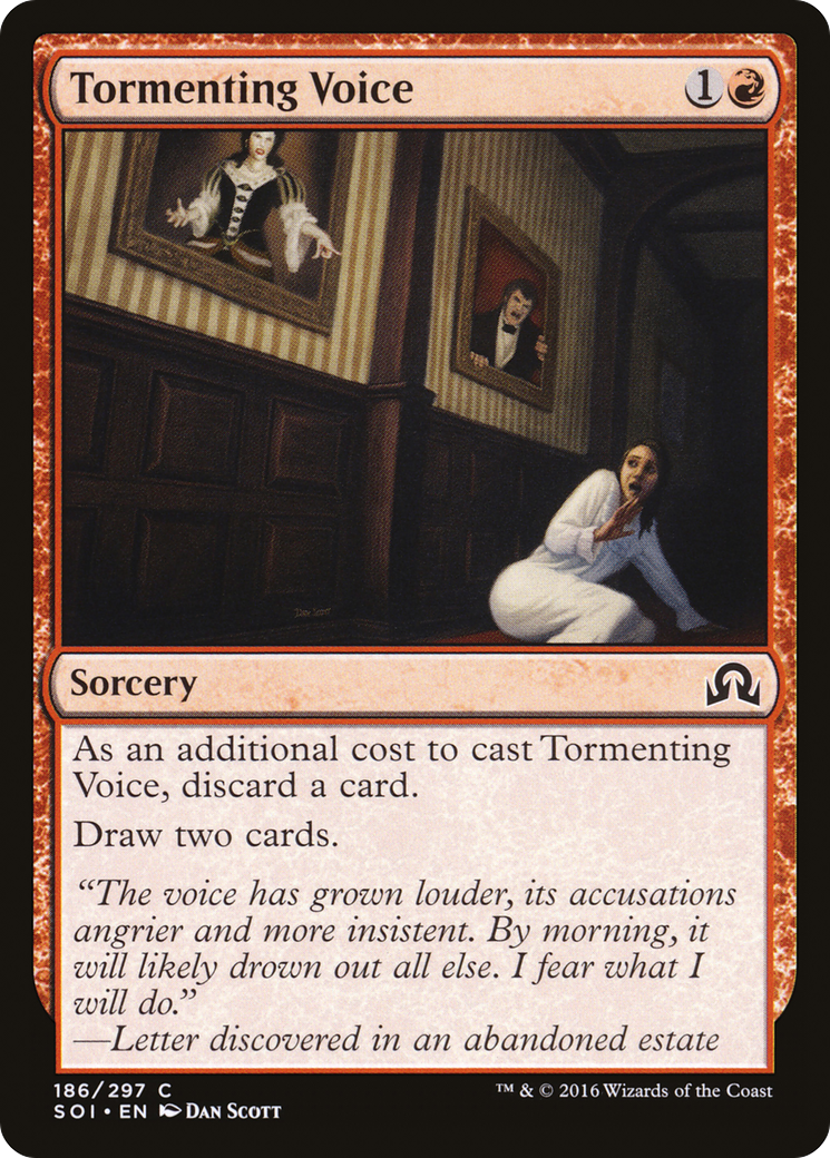 Tormenting Voice (SOI-186) [Shadows over Innistrad] MTG Single Wizards of the Coast