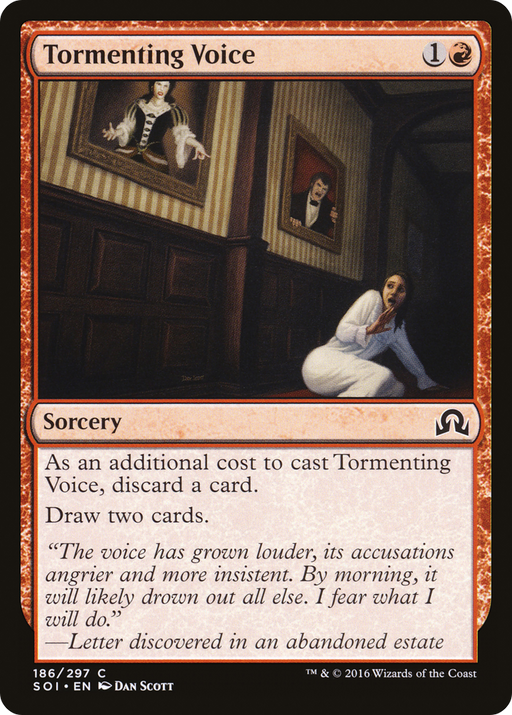 Tormenting Voice (SOI-186) [Shadows over Innistrad] MTG Single Wizards of the Coast