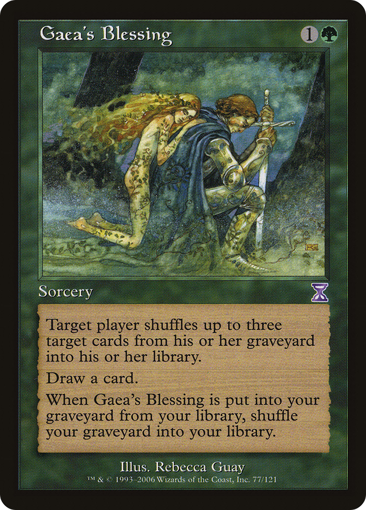 Gaea's Blessing (TSB-077) [Time Spiral Timeshifted] Foil MTG Single Wizards of the Coast