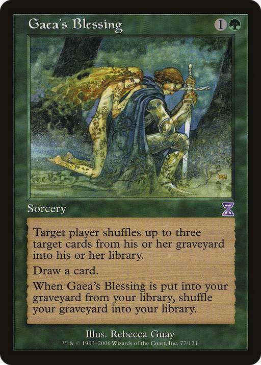 Gaea's Blessing (TSB-077) [Time Spiral Timeshifted] Foil MTG Single Wizards of the Coast