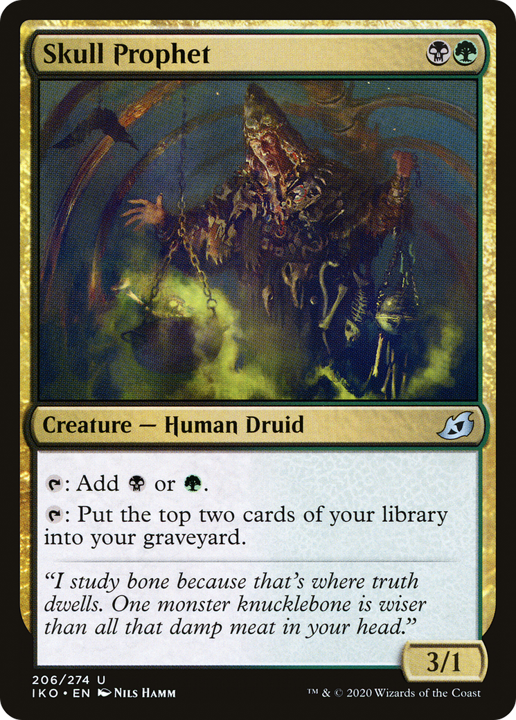 Skull Prophet (IKO-206) [Ikoria: Lair of Behemoths] Foil MTG Single Wizards of the Coast