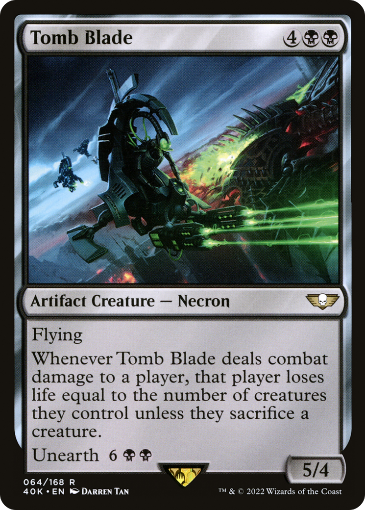 Tomb Blade (40K-064) [Warhammer 40,000 Commander] MTG Single Wizards of the Coast