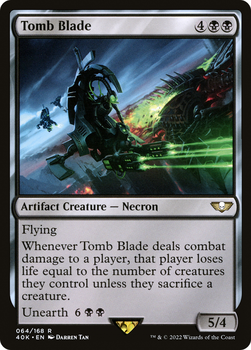 Tomb Blade (40K-064) [Warhammer 40,000 Commander] MTG Single Wizards of the Coast